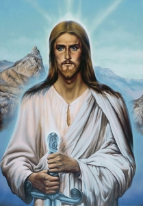 'Христос Воин', картина А. Рекуненко