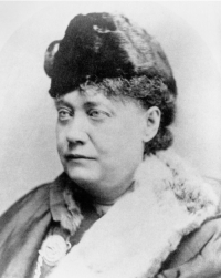 Helena Petrovna Blavatsky, photo 1878, New York.