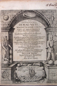 Титульный лист книги «De Magnete..» Уильяма Гильберта