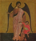"Ангел Рафаил и Товий". Далматский художник. 14 век.