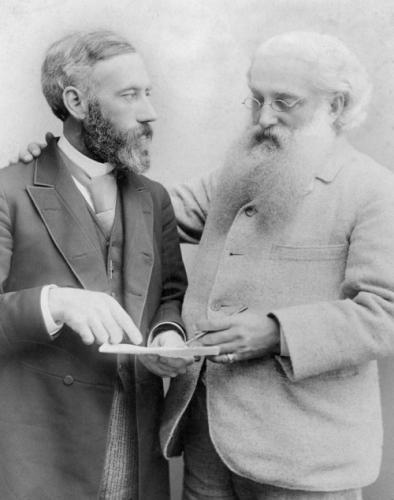 Уильям Куан Джадж и Генри Стилл Олькотт в 1891 г.