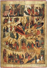 The Birth of Christ. Icon.