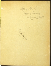 Letter №67, Cover sheet